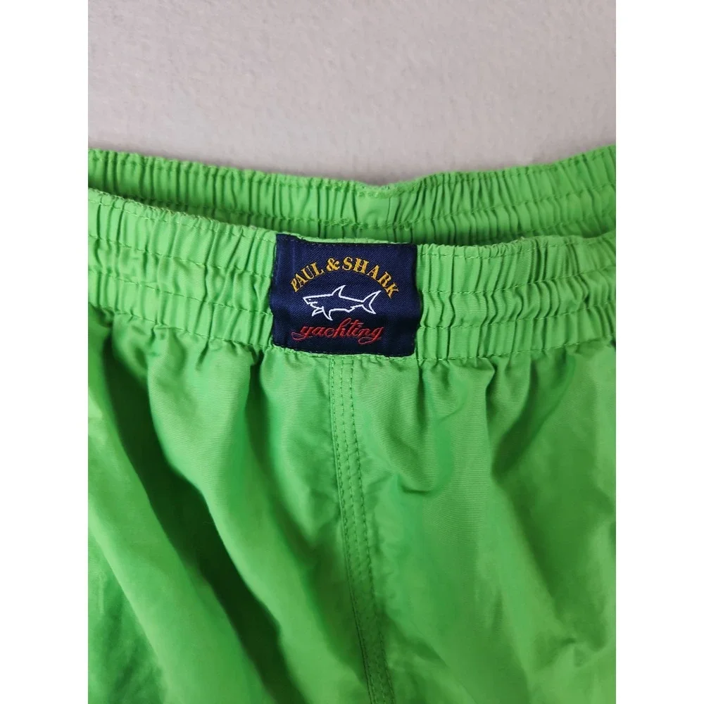 Paul & Shark Green Shimmer Light Summer Shorts sz 4XB